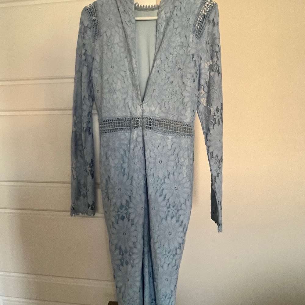 Pretty little things lace blue dress